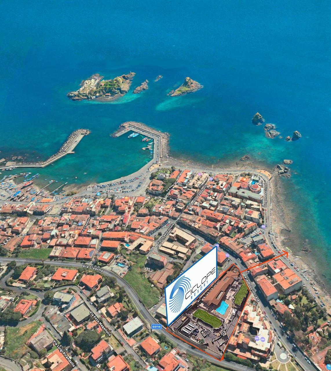 Ciclope Resort Aci Trezza Exterior foto